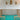 Crib Linen Fitted Sheet in Sea Green