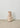 Tribal Lines Dusty Rose Pink Wool Gourd Basket