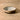 7" Dark Brown and White Marbled Ceramic Coupe Bowl