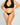 Adjustable String Thong - Black