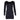 Jenna Long Sleeve Open Back Cotton Mini Dress in Black