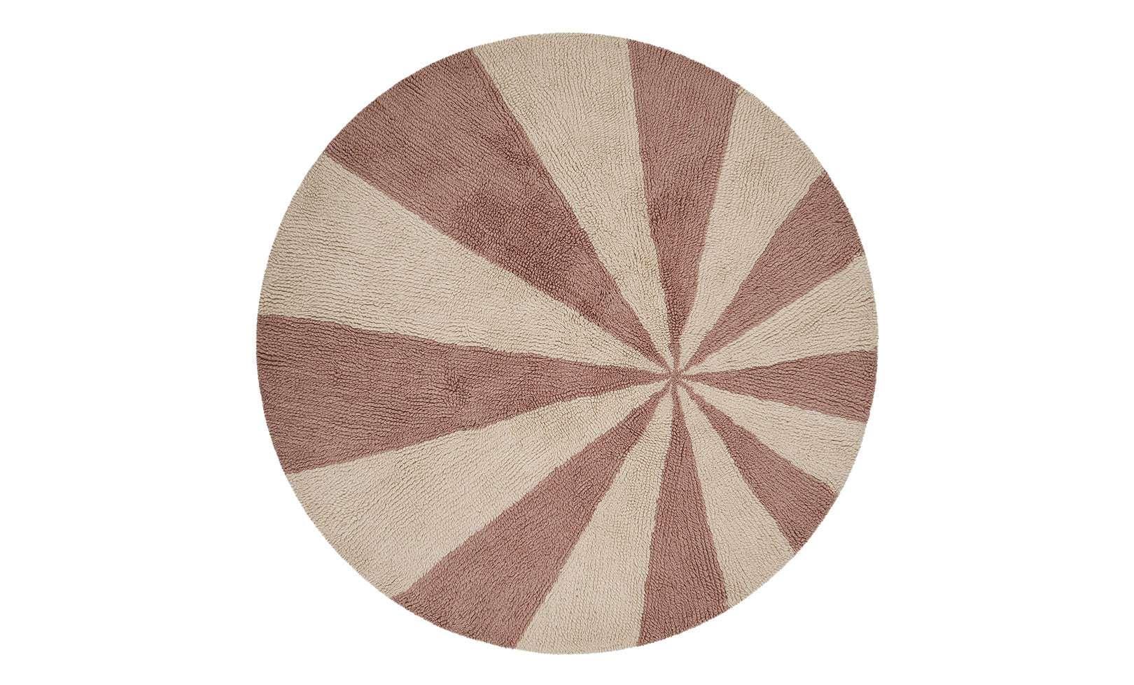 Round Wool Rug - Pink Beach Ball – LOAM