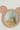 Kids Pink Rattan Teddy Bear Wall Mirror